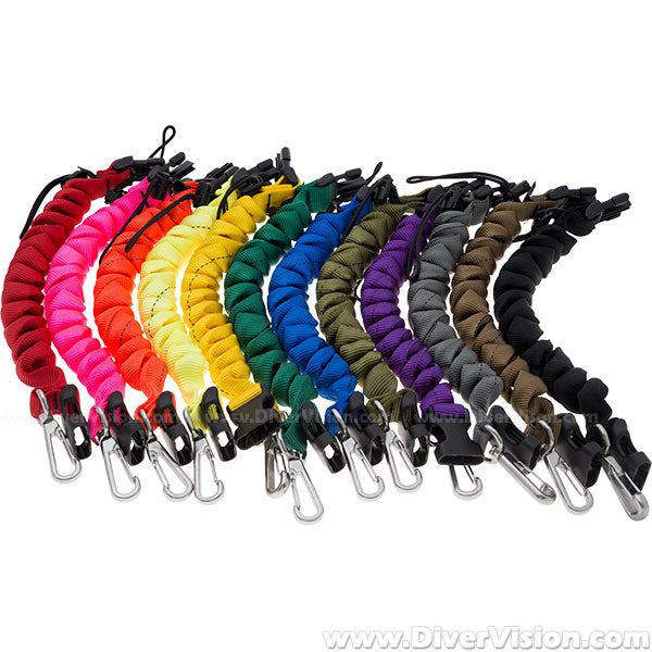 Cetacea Stainless Coil-Lanyard with Cord & Lock Cetacea Stainless Coil-Lanyard with Cord & Lock
